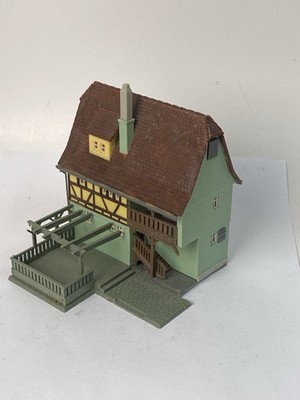 Faller HO TT N Half Timbered Wine House 4-1/8'' x 4'' x 4-5/8'' High Missing Parts