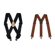 MELOTOUGH Outback Side Clip Trucker Suspenders,2 Inch Wide Y Back for Men...