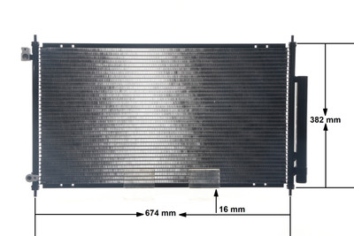 MAHLE ORIGINAL AC 467 001S Kondensator Klimaanlage +Trockner