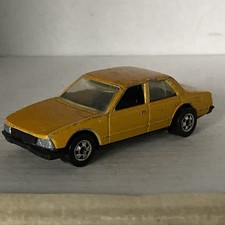 Hot Wheels 1980's Mattel - Peugeot 505 Diecast - Hong Kong - Yellow - Used.