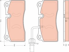 TRW Bremsbelagsatz Scheibenbremse GDB1731 für AUDI R8 429 427 422 4S3 423 4SP Q7