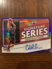 2020-21 Donruss Optic Chandler Hutchinson Signature Series Auto Purple #SS-CHC