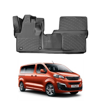 Floor Mats Liner for Peugeot Expert Traveller 2016-2026 TPE All Weather