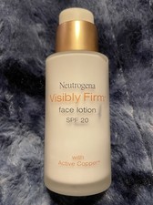 NEUTROGENA VISIBLY FIRM LIFT FACE LOTION ACTIVE COPPER RARE HTF DISCONTINUED 1.7