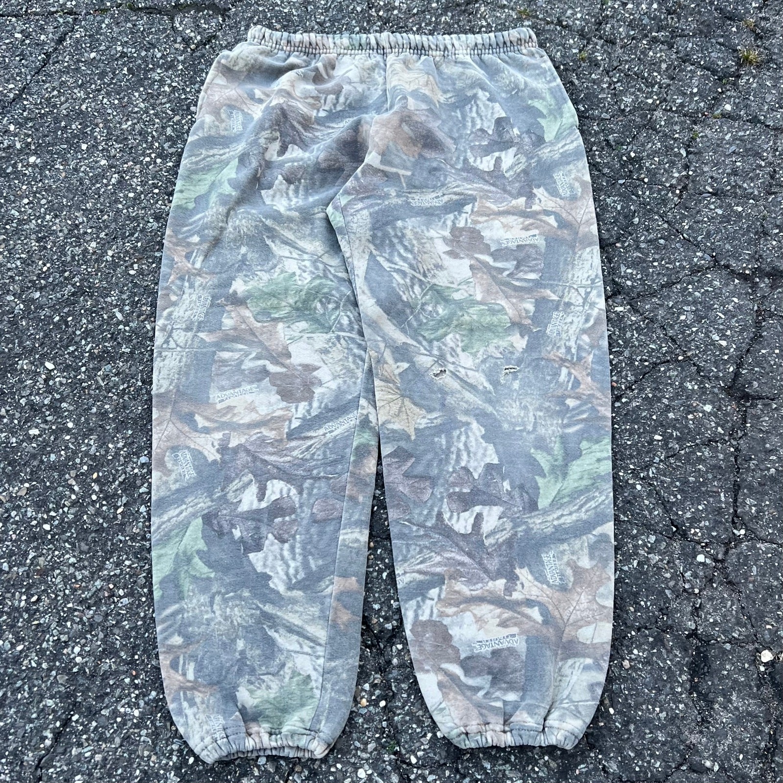 Vintage realtree camo jerzees essential blank cotton sweatpants