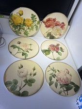 Chalford Glos Arnold Designs England Floral Placemats Set of 6 Vintage Retro