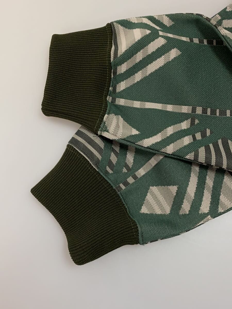 Needles S Polyester Green Allover Pattern Jacket - image 5