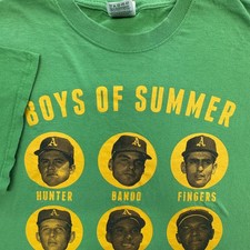 Oakland Athletics Shirt Mens XL Green MLB Baseball Boys Of Summer Graphic Tee