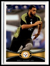 Mike Adams 2012 Topps #401 RC Rookie Pittsburgh Steelers