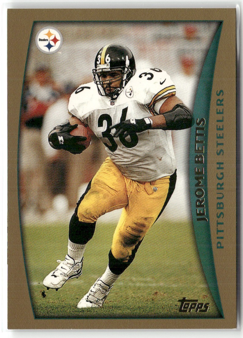 1998 TOPPS JEROME BETTIS PITTSBURGH STEELERS #50