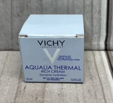 VICHY Aqualia Thermal Rich Cream Dynamic Hydration Sensitive Skin 15ml 0.50 oz