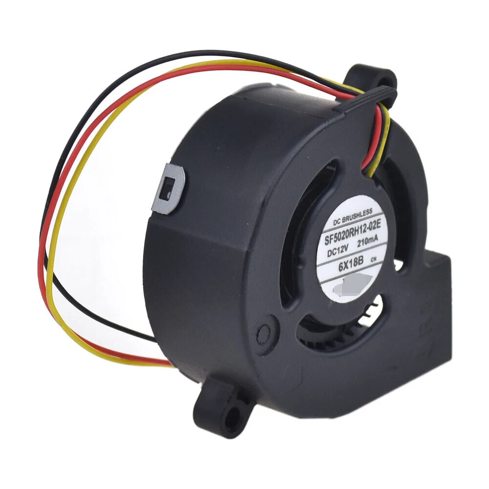 Projector Cooling Fan SF5020RH12-02E for Toshiba 12V 210MA 50*50*20mm 3pin - Image 2 of 4