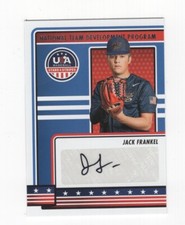 2023 PANINI USA BASEBALL STARS & STRIPES NTDP JACK FRANKEL AUTOGRAPH