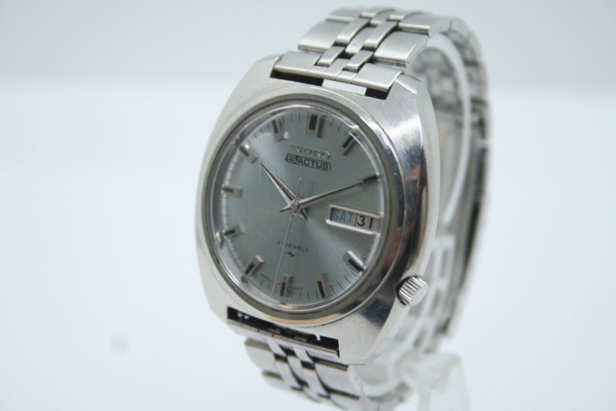 SEIKO 5 ファイブ　アクタス 7019-7000 自動巻き18700719 Vintage SEIKO 5 Actus Automatic Day/Date Silver Mens 7019