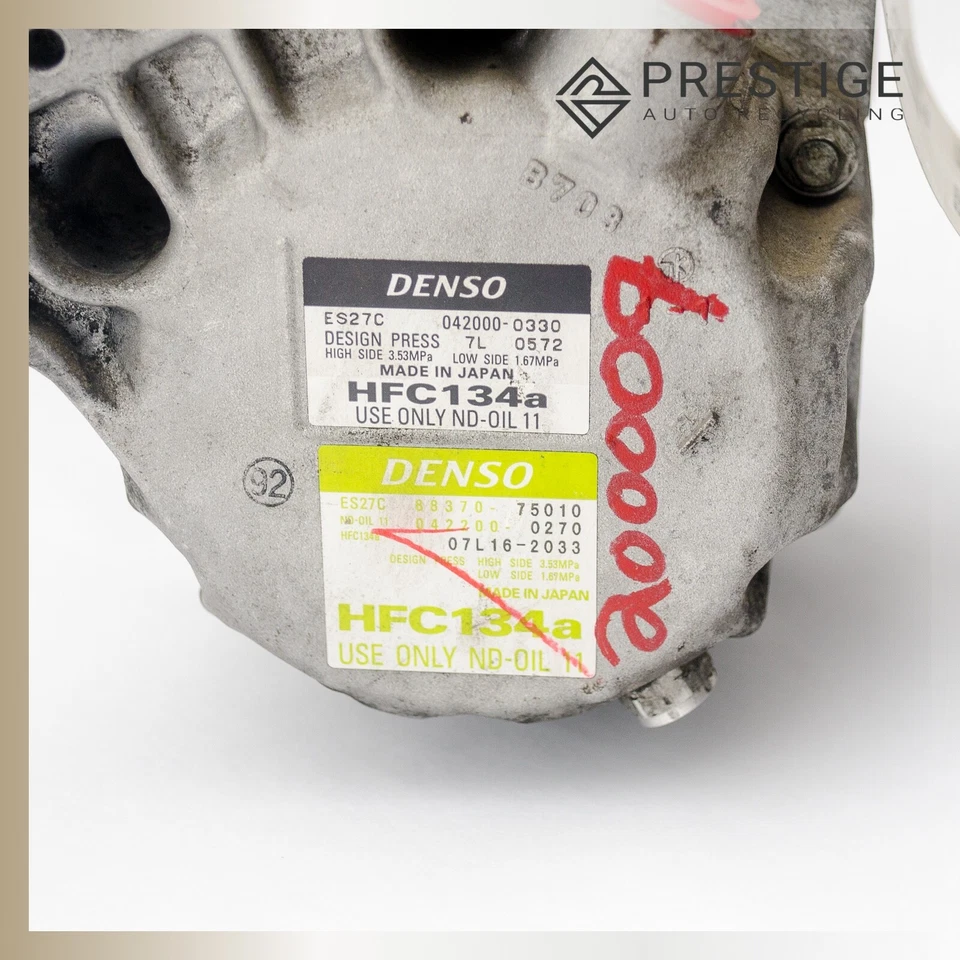 2010–2012 LEXUS HS250H A/C Compressor Air Conditioning Compressor 88370-75010 - Image 3 of 4