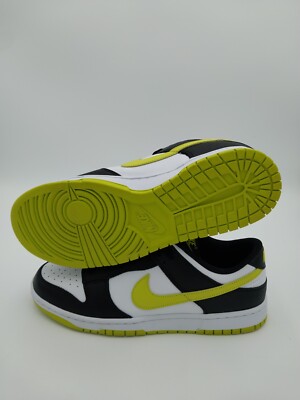 Nike Dunk Low Retro Black Bright Cactus 10.5 DV0833-110 NWB  display picture 3