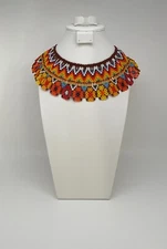 Embera Chami beaded necklace by women of the Colombian indigenous tribe 2044
