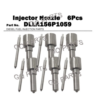 DLLA156P1059 6Pcs Fuel Injector Nozzle for MERCEDES ATEGO AXOR 6.4D A0060172221