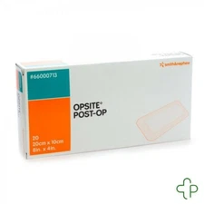 *20-Piece* Smith & Nephew Opsite Post-Op Waterproof Film 8"x4" Dressing 66000713