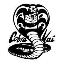 Vinyl Decal for Window - Cobra Kai Logo Karate Kid 