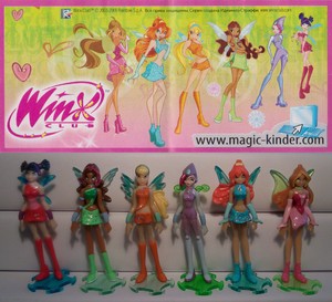 winx club kinder surprise