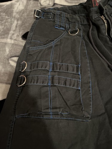 Pantalones de bondage vintage Tripp nyc increíblemente holgados Rave cargo desgastados - Imagen 4 de 16