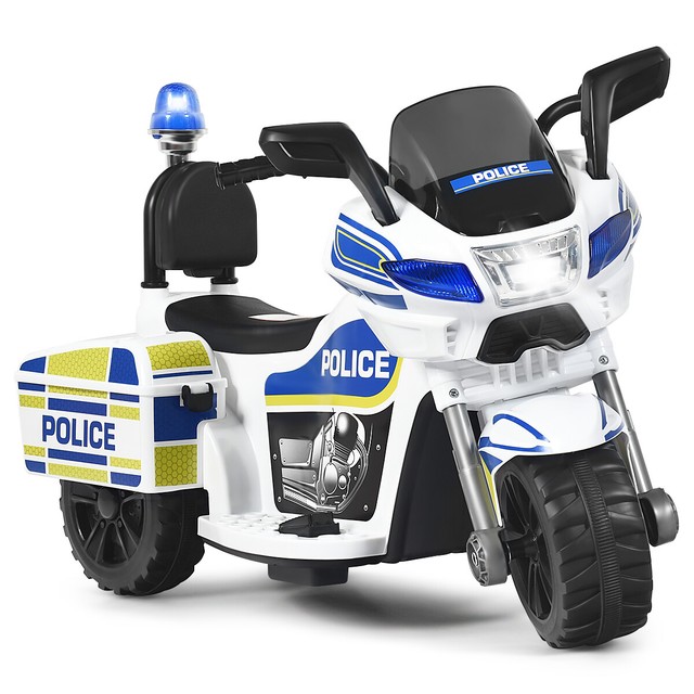 6v 3wheel Kids Police Ride on Car for sale online eBay