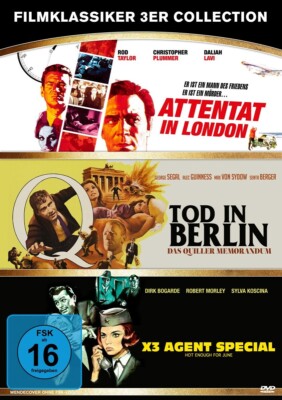3xDVD Rod Taylor, Daliah Lavi, Alec Guinness, Max von Sydow, Sylva Koscina...