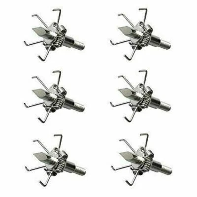 FORARCHERY-2020 6 Stück Judo Pfeilspitzen 100gr Steel Zielpunkte Jagdspitzen Bogenschießen Jagd