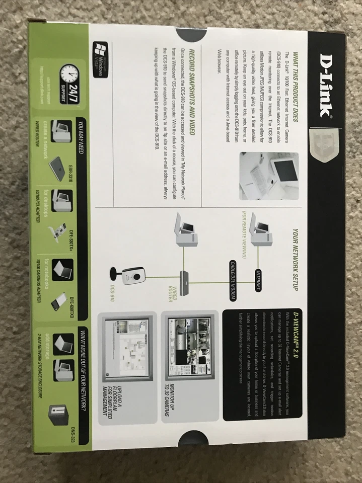 ***NEW ***D-Link DCS-910 Web Cam - Image 2 of 4