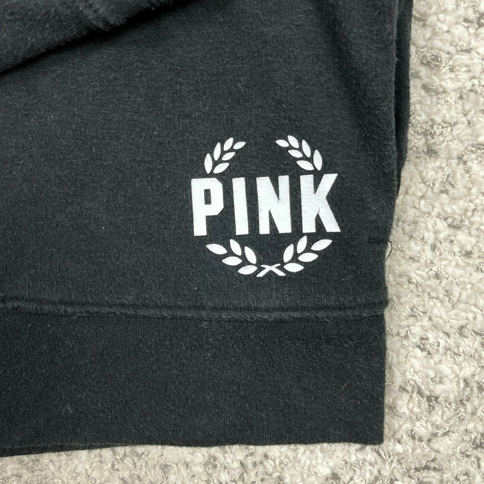 UNDERCOVER Felpa con cappuccio ROSA Victorias Secret donna maglione medio *CERNIERA ROTTA*