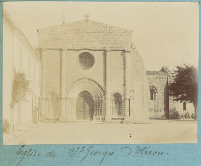 Kirche st. Georg Rechts Saint-Georges-D 'ol Eron (Charente-Maritime) . 1901