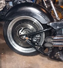 New 9 Rear Custom Fender For 180 200 Wide Tires Harley Softail Usabikercomm