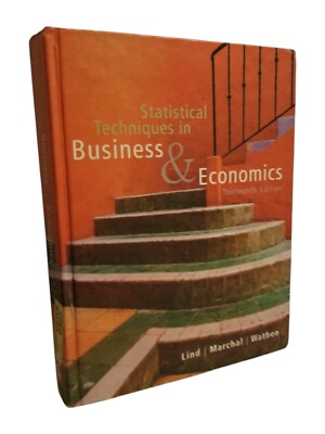 Statistical Techniques in Business And Economics- Lind, 9780073030227, hardcover