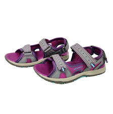 Merrell Panther 2.0 Sandals, Grey/Purple, Big Kids Girls 2 Outdoor Water Shoes