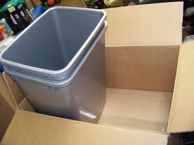 Rev-A-Shelf Double Pull-Out Trash Can for Under Cabinet 35 Quart Soft-Close