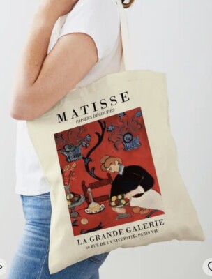 Henri Matisse Papiers DeCoupes Canvas Tote Bag Carry All Le Grande Galerie Paris