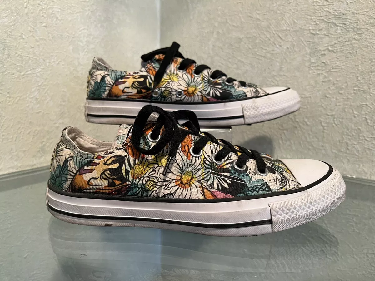 Converse Womens Size 7 Shoes Sneakers Floral | eBay