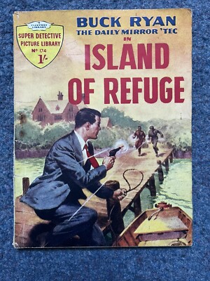 Super Detective Picture Library Comic No. 174 Buck Ryan in Island of Refuge