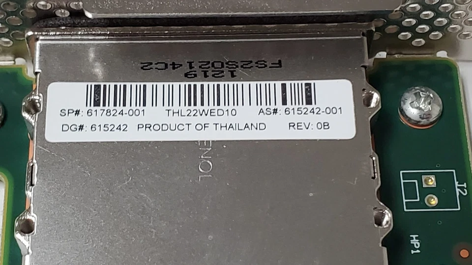 HP 617824-001 6G Dual Port HBA Card SAS9200-8e HP FH Bracket 615242-001 - Image 4 of 4