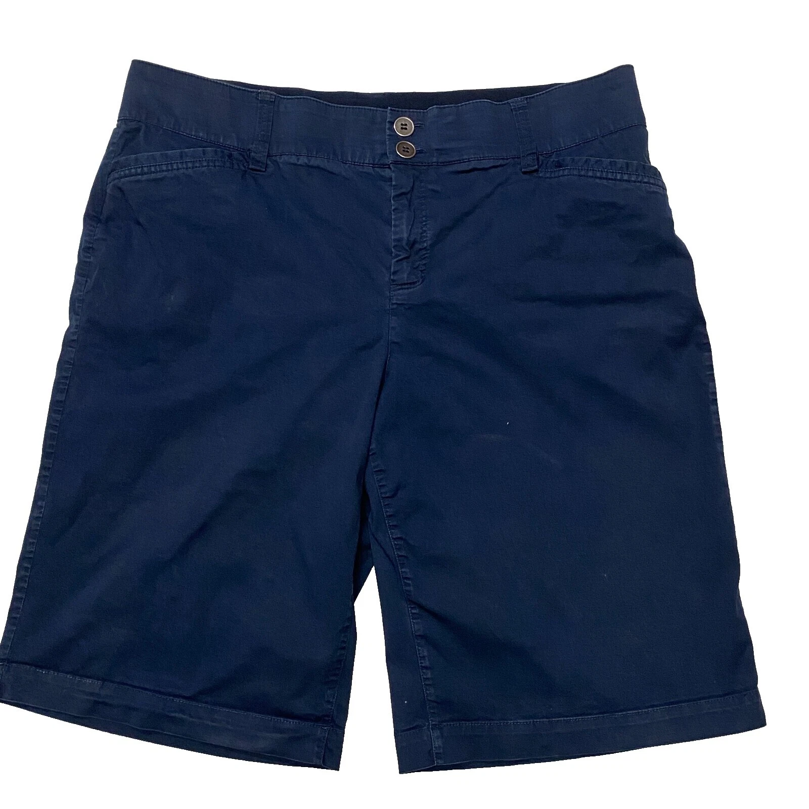 Christopher & Banks Cotton Blend Plus Size Shorts for Women