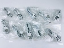Lot Of 10 - Genuine Apple USB-A To Lightning Kits - White - Used