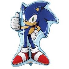 SONIC the HEDGEHOG GIANT FOIL BALLOON  LICENSED 86cm - kids party  FAST DISPATCH