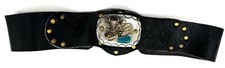 Leather waist Belt Western Woman Adjustable