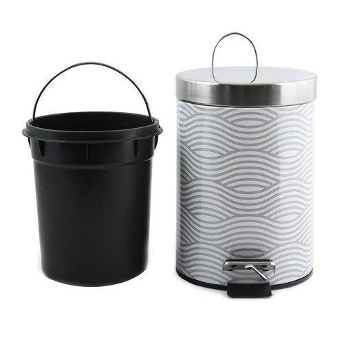 MSV Abfalleimer Kosmetikeimer Mülleimer Treteimer Tretmülleimer Bad Badeimer 3L - Bild 55 von 73