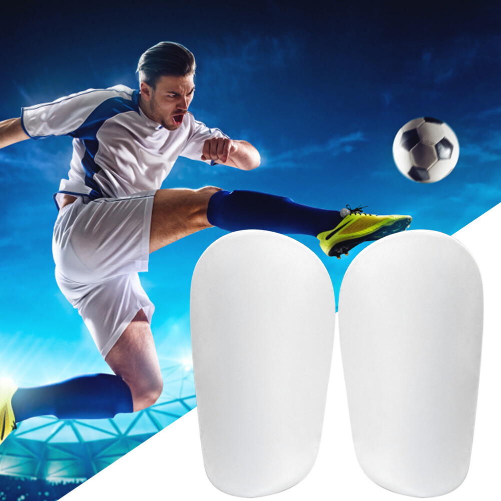 1 Pair Soccer Shin Guards Shin Pads for Youth and Adults (White 8x5cm ...