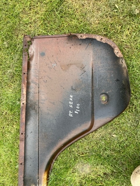 Tr4 Rear Wing Triumph TR4 TR5 Rear wing RHS USED Dry Climate has some Rust for ...