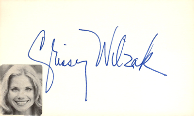 Crissy Wilzak Signed Auto 3x5 Index Card Mork and Mindy | eBay