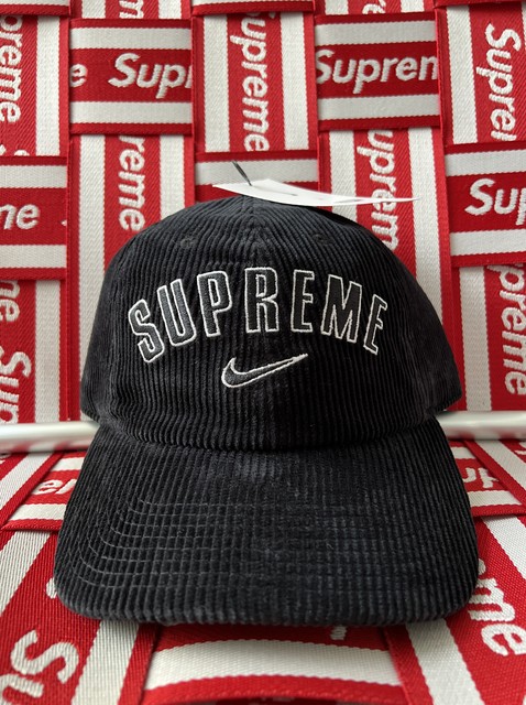 Supreme Nike Arc Corduroy 6-Panel Black-