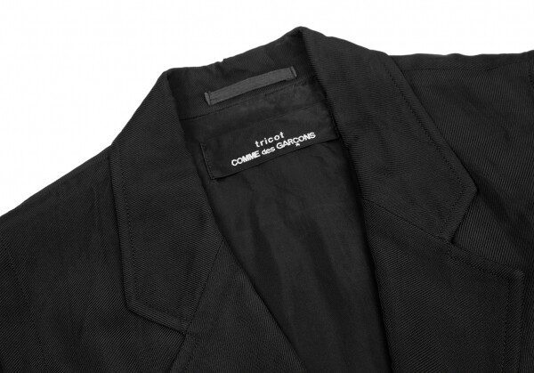 COMME des GARCONS tricot ジャケット Sサイズ Classic Tricot COMME des GARCONS trucker jacket cut off